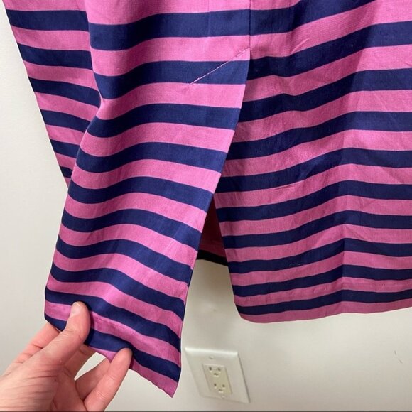 Anthropologie Silk Corset Sweetheart Neck Dress Purple On the Fold Corey Lynn 4 - Picture 9 of 11